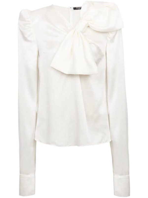 Balmain  bow-embellished blouse