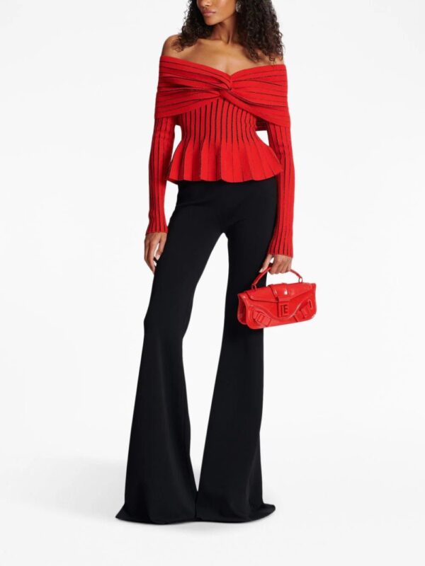 Balmain  knotted off-shoulder top - Image 2