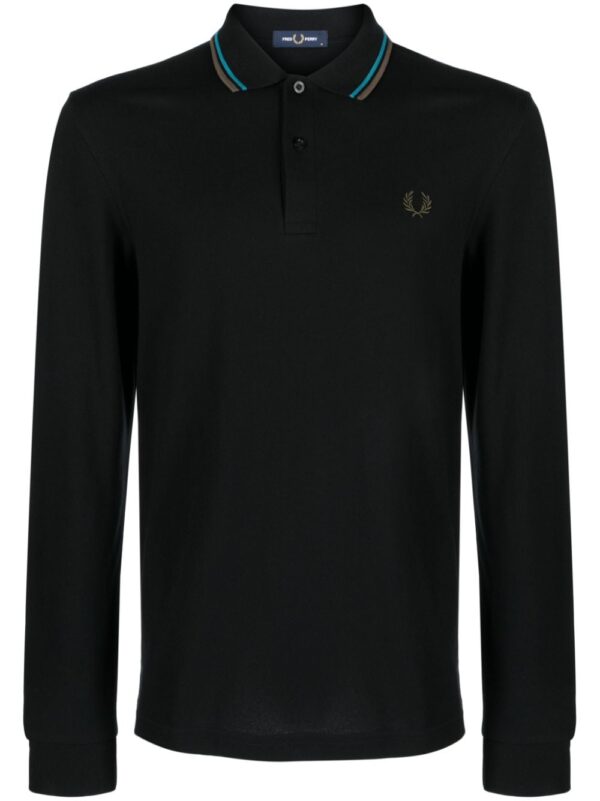 Fred Perry logo-embroidered cotton polo shirt