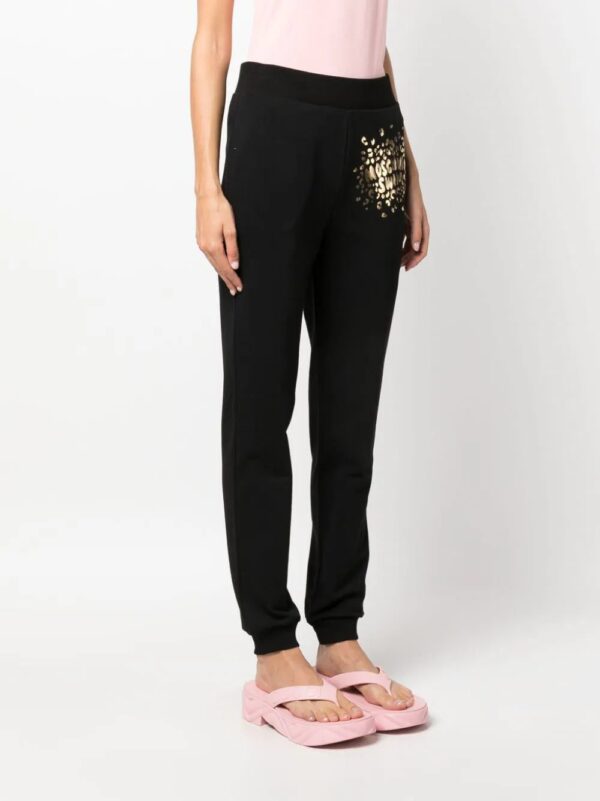 Moschino  logo-print cotton track trousers - Image 3