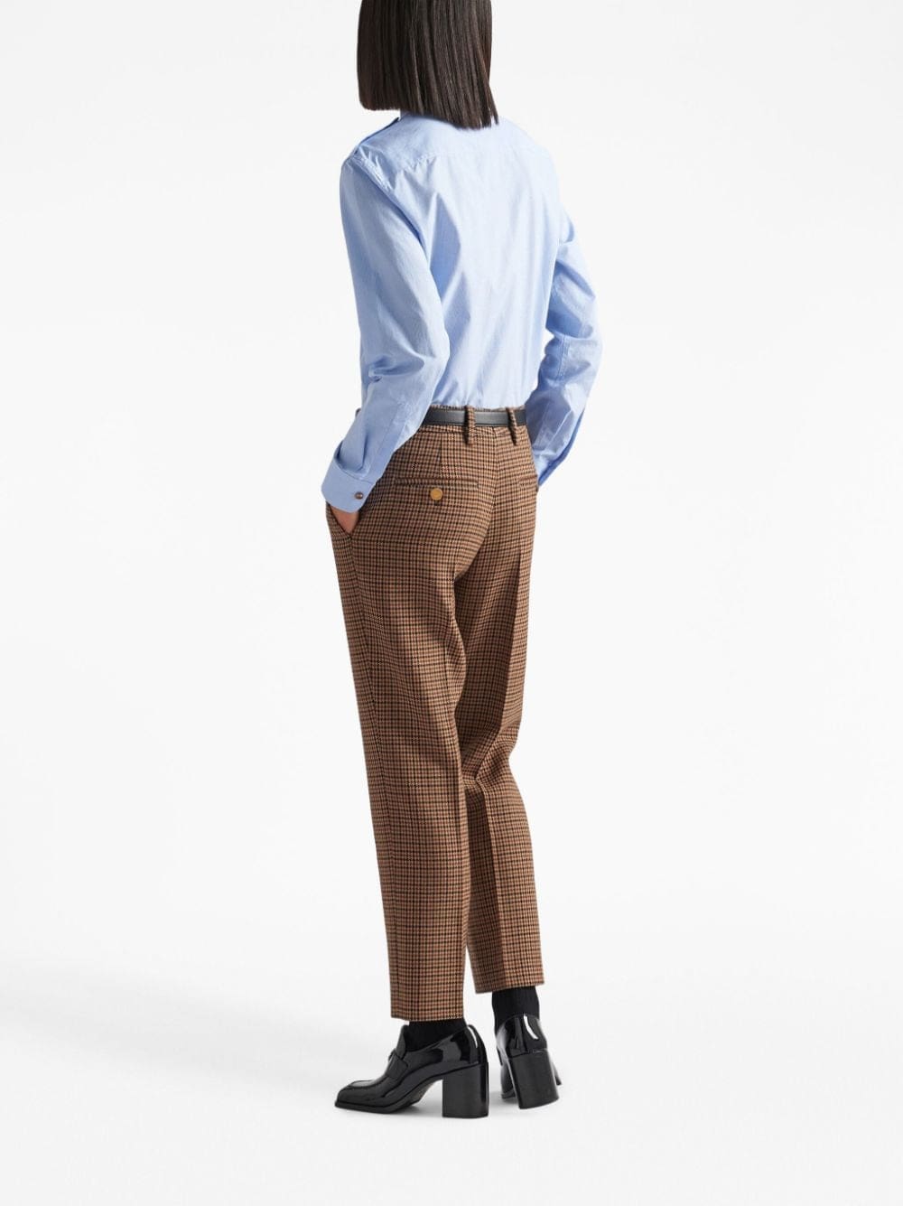 Prada Prince of Wales-check shirt - Image 3