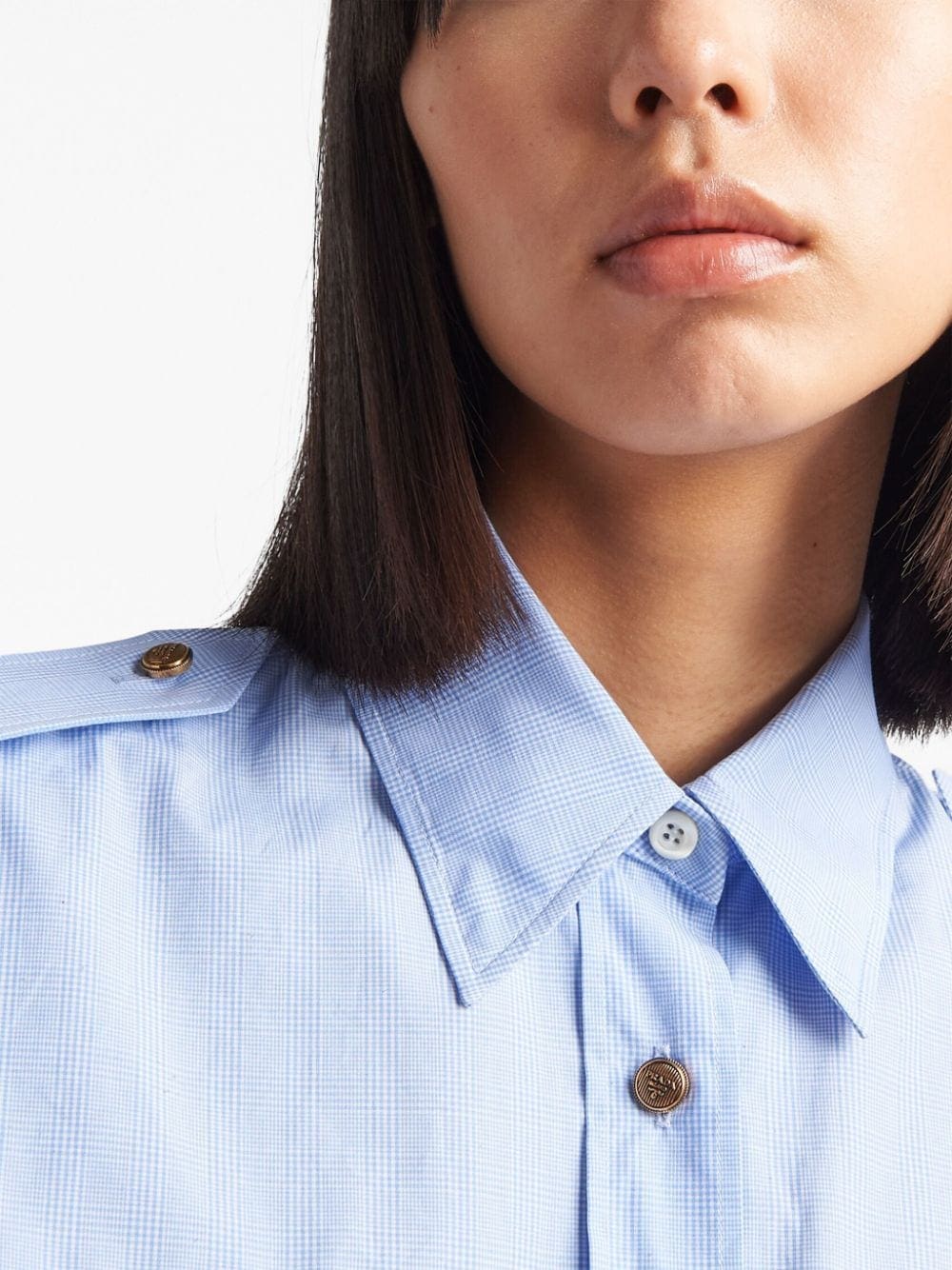 Prada Prince of Wales-check shirt - Image 5