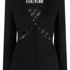 Versace Jeans Couture  single-breasted cut-out blazer