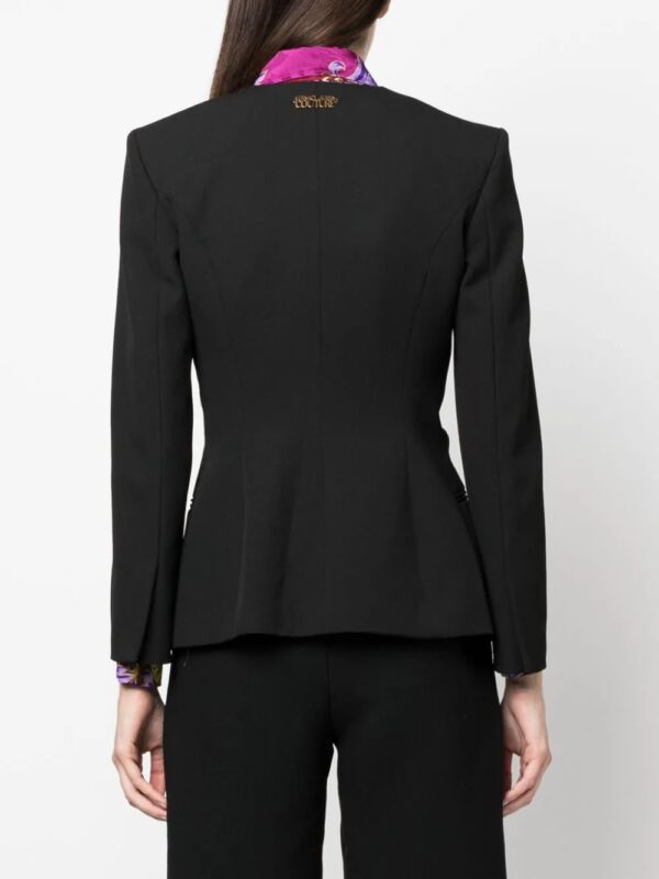Versace Jeans Couture  single-breasted cut-out blazer - Image 4