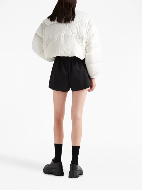Prada  Re-Nylon cropped down jacket - Image 4