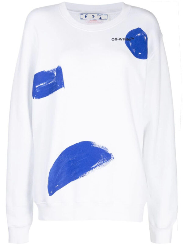 Off-White  Arrows-motif cotton sweatshirt