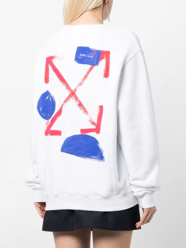 Off-White  Arrows-motif cotton sweatshirt - Image 4