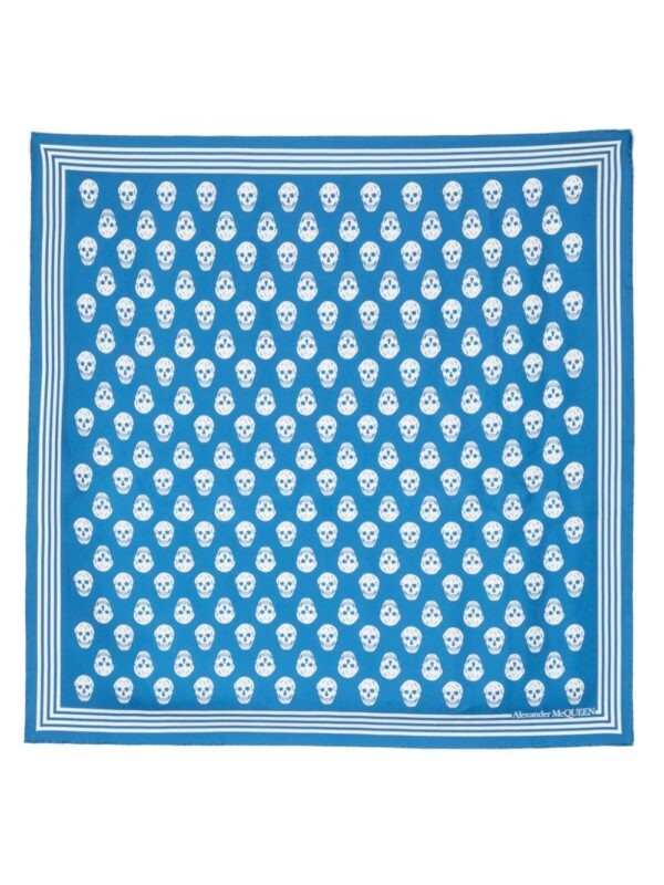 Alexander McQueen  skull-print square-shaped silk scarf
