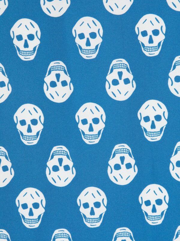Alexander McQueen  skull-print square-shaped silk scarf - Image 2