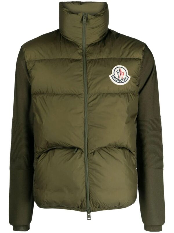 Moncler  logo-patch puffer jacket