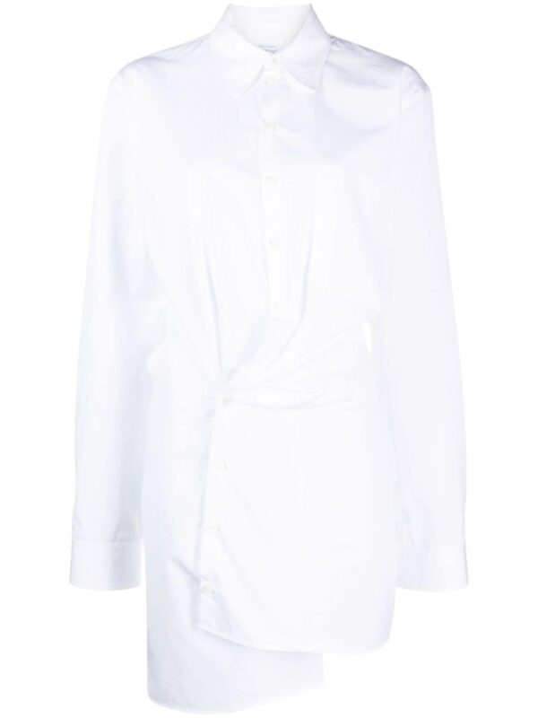Off-White asymmetric cotton shirtdress