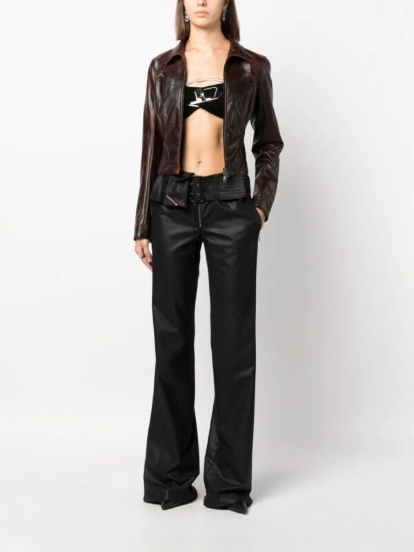 Diesel  low-rise flared trousers - Image 2