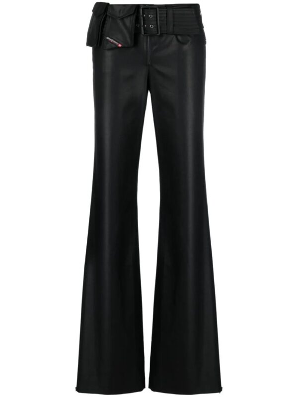Diesel  low-rise flared trousers