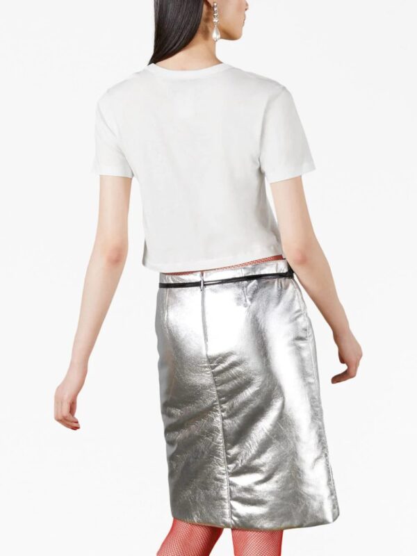 Gucci  Square G rhinestone-embellished T-shirt - Image 4