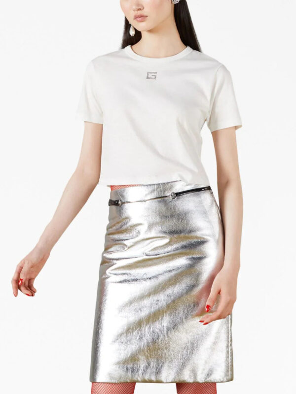 Gucci  Square G rhinestone-embellished T-shirt - Image 3