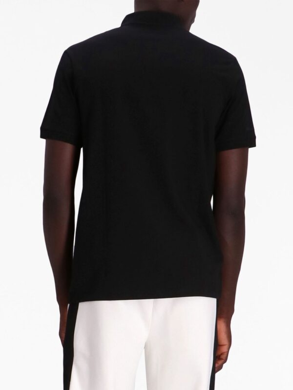 Karl Lagerfeld logo-embroidered cotton polo shirt - Image 4