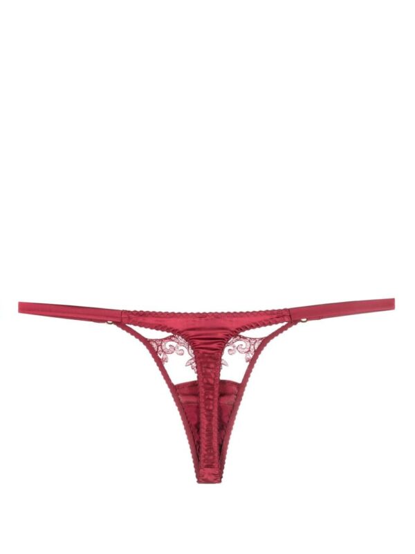 Fleur Of England  Gisele floral-embroidered thong - Image 2