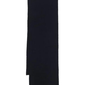 Moschino  logo-patch knitted scarf