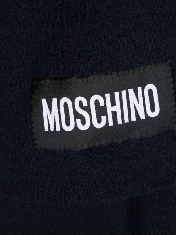 Moschino  logo-patch knitted scarf - Image 2