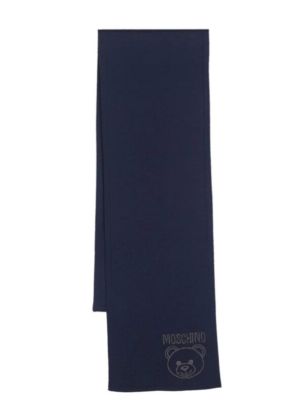 Moschino  Teddy Bear wool scarf