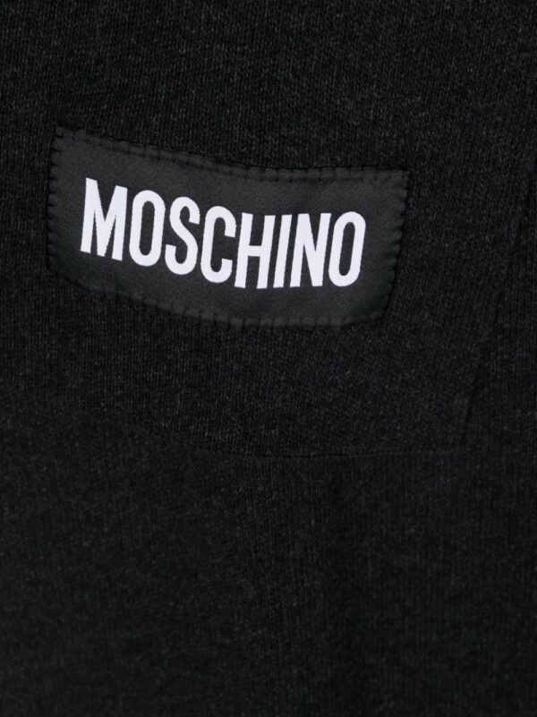 Moschino  logo-patch knitted scarf - Image 2