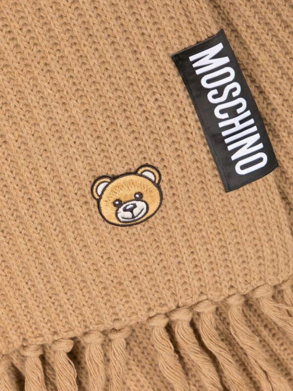Moschino  Teddy Bear-motif knitted scarf - Image 2