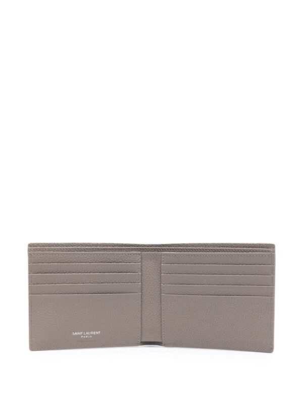 Saint Laurent YSL logo-plaque leather wallet - Image 3