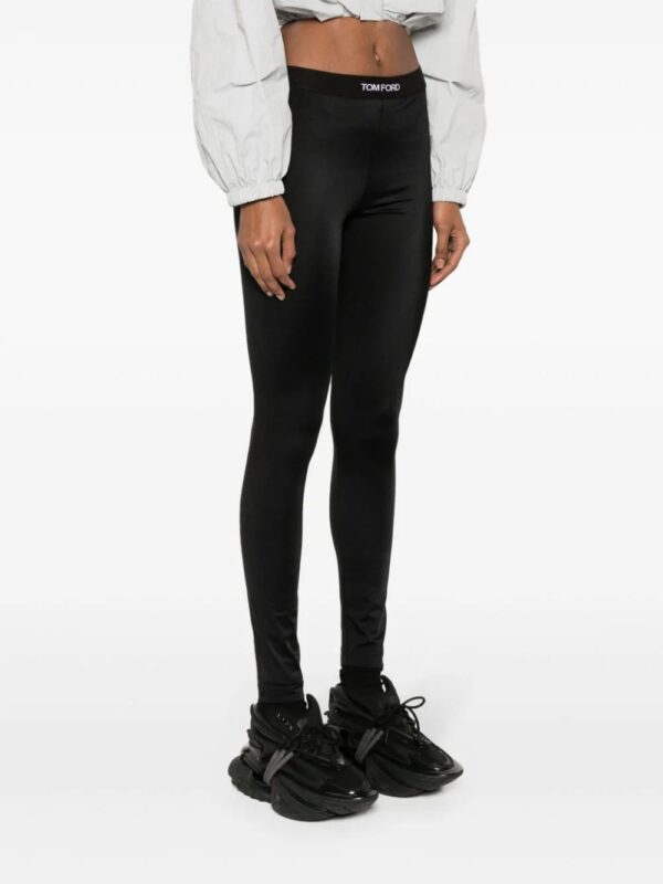 TOM FORD  logo-waistband leggings - Image 3