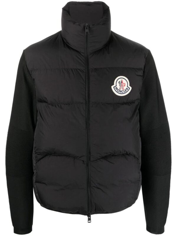 Moncler  logo-patch puffer jacket