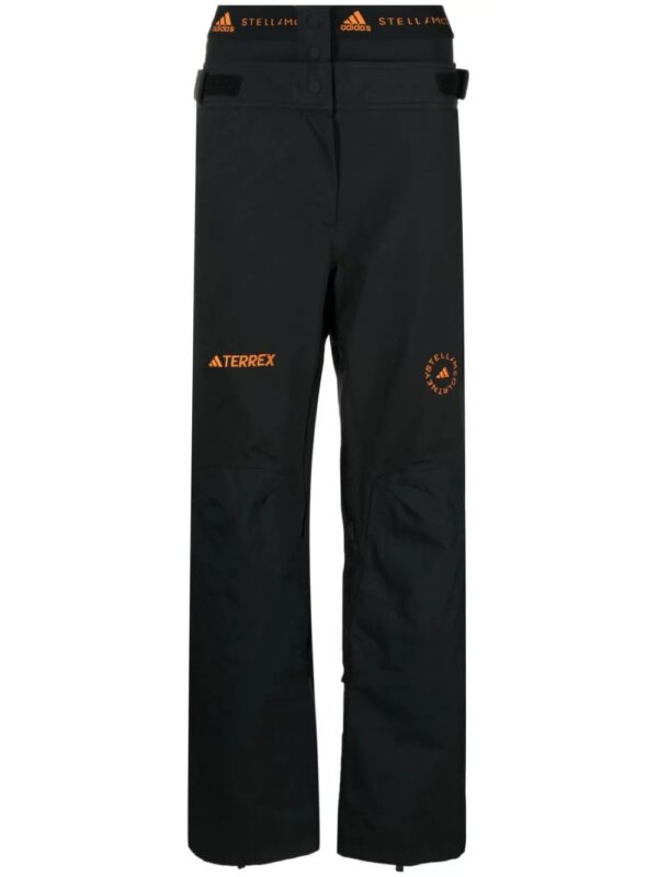 adidas by Stella McCartney  x Terrex logo-embroidered straight-leg trousers
