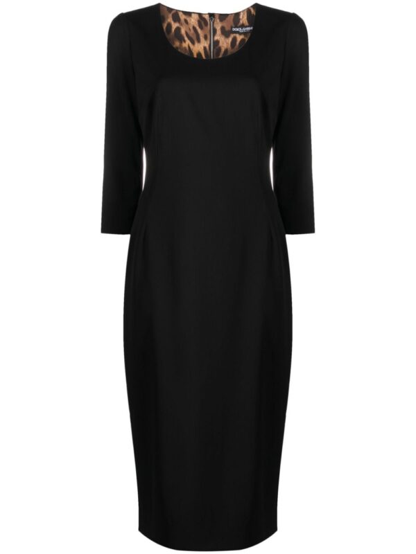 Dolce & Gabbana wool-blend midi dress