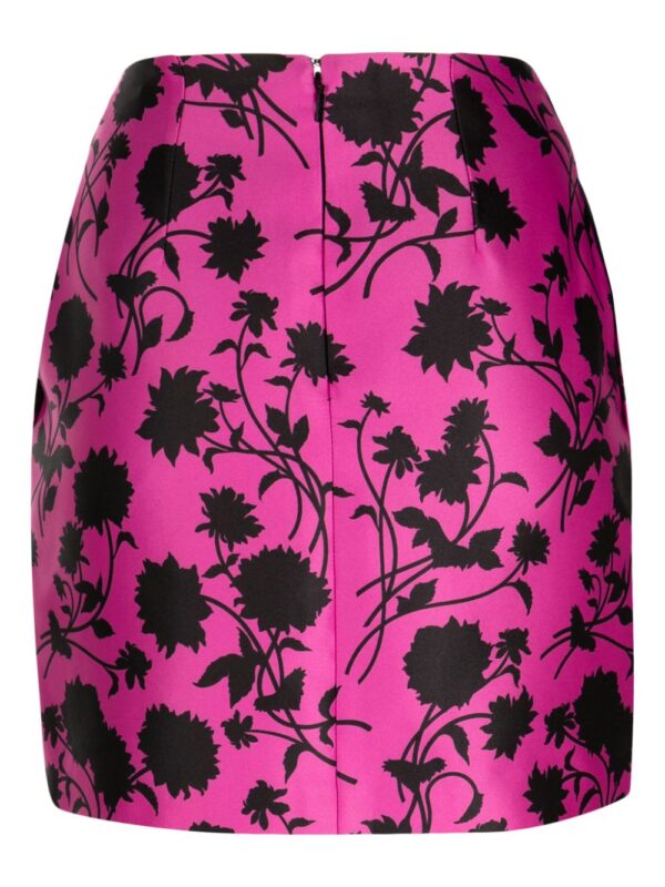 Versace  floral-print wool skirt - Image 2