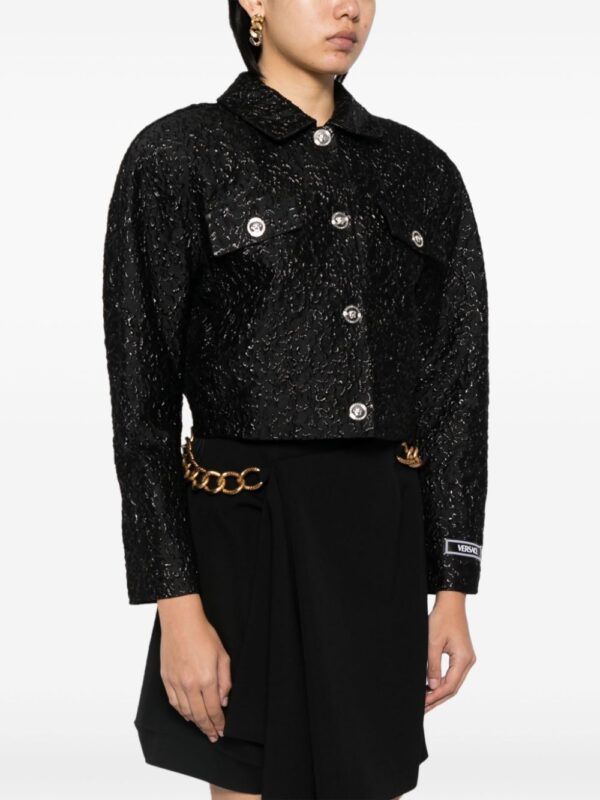 Versace  Cloquet lurex blouson jacket - Image 3
