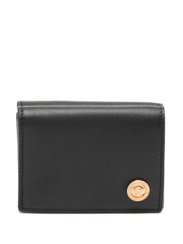 Versace Medusa Biggie trifold leather wallet
