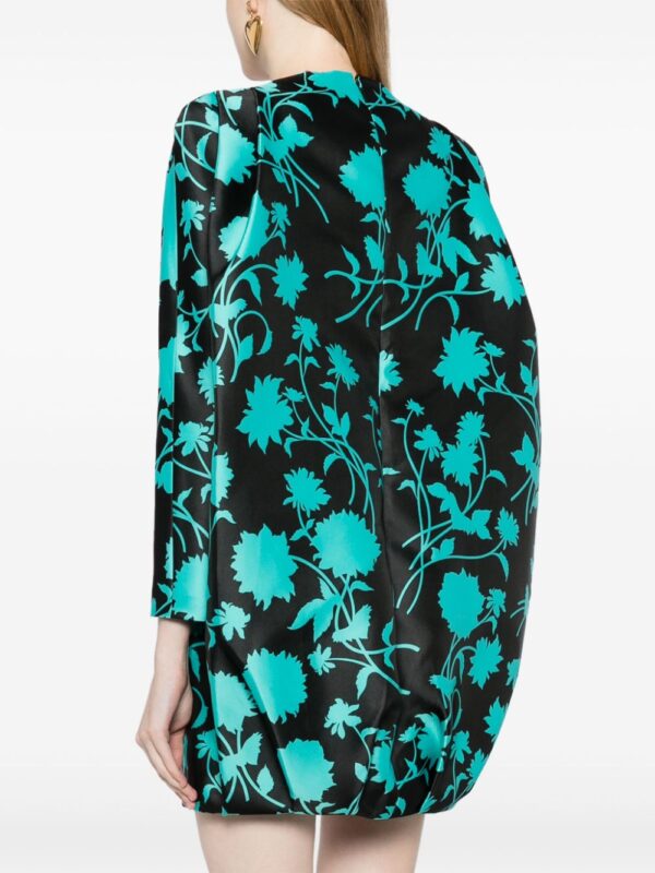 Versace Floral Silhouette-print minidress - Image 3