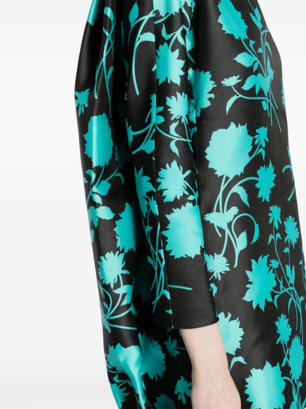 Versace Floral Silhouette-print minidress - Image 2