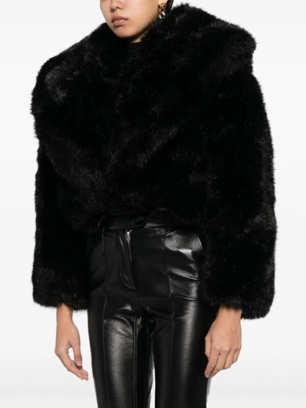 Versace  faux-fur hooded jacket - Image 3