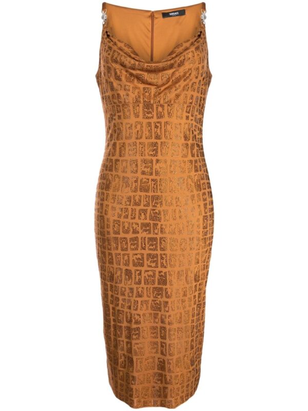 Versace Medusa '95 rhinestone-embellished dress