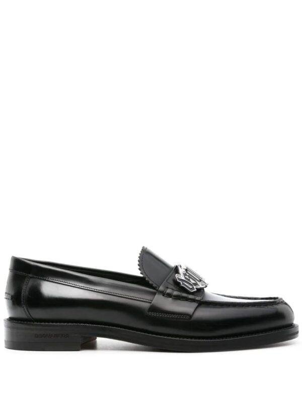 Dsquared2  logo-plaque leather loafers