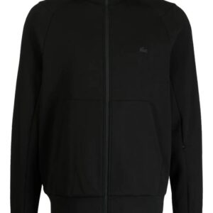 Lacoste  logo-embroidered stretch-cotton jacket