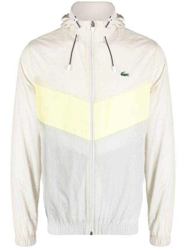 Lacoste  Packaway logo-embroidered bomber jacket