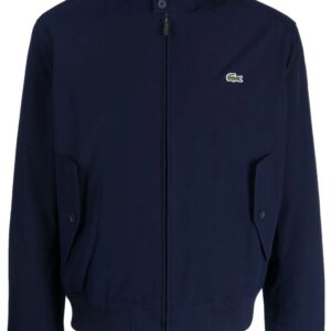 Lacoste  logo-embroidered water-repellent jacket