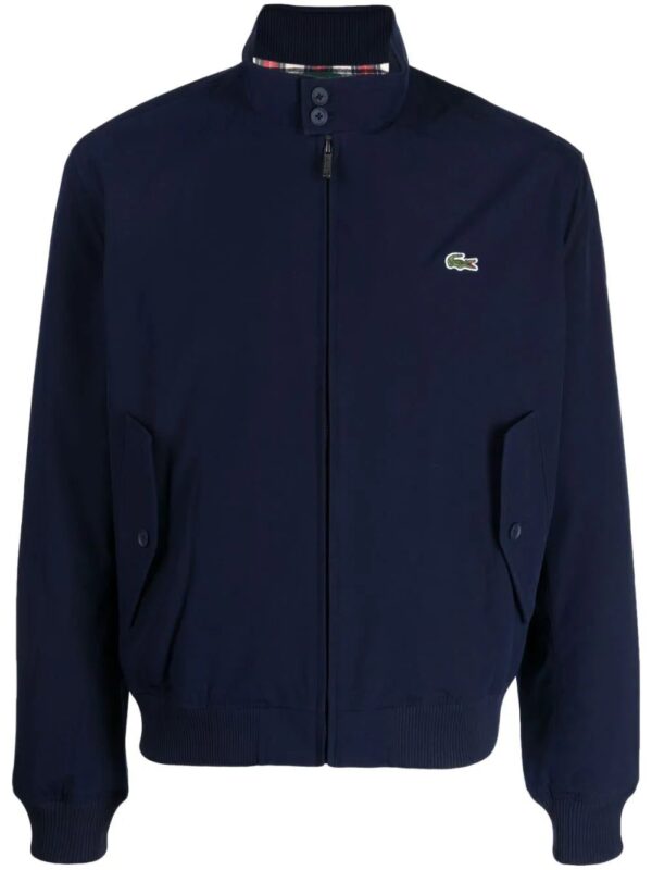 Lacoste  logo-embroidered water-repellent jacket