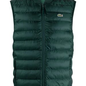 Lacoste  logo-emboridered quilted gilet