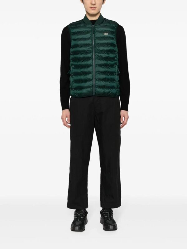 Lacoste  logo-emboridered quilted gilet - Image 2