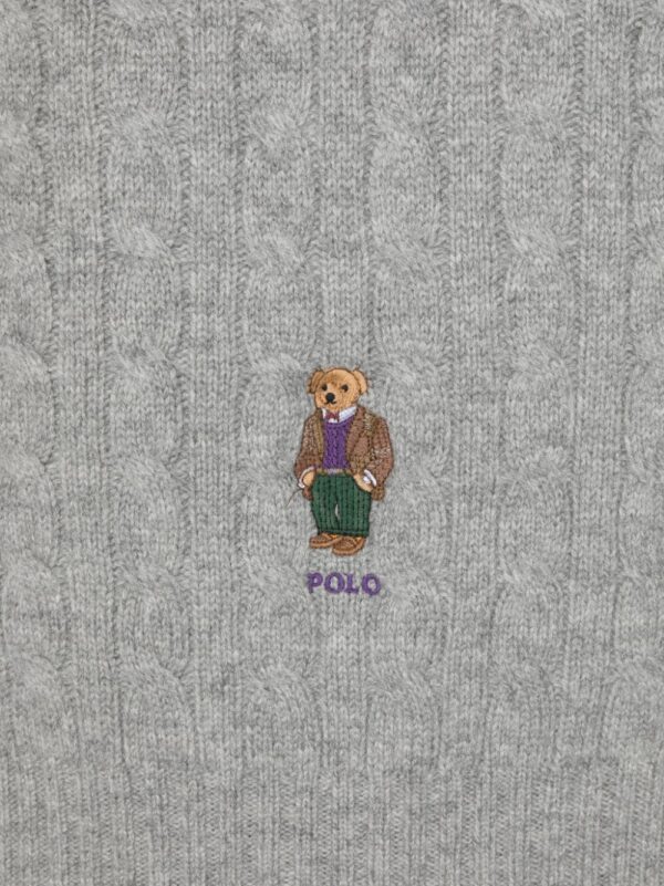 Polo Ralph Lauren  Polo Bear cable-knit scarf - Image 2
