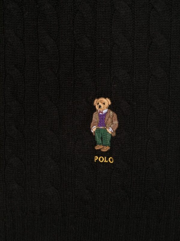 Polo Ralph Lauren  Polo Bear cable-knit scarf - Image 2
