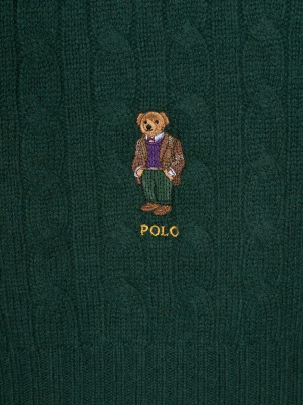 Polo Ralph Lauren  Polo Bear cable-knit scarf - Image 2