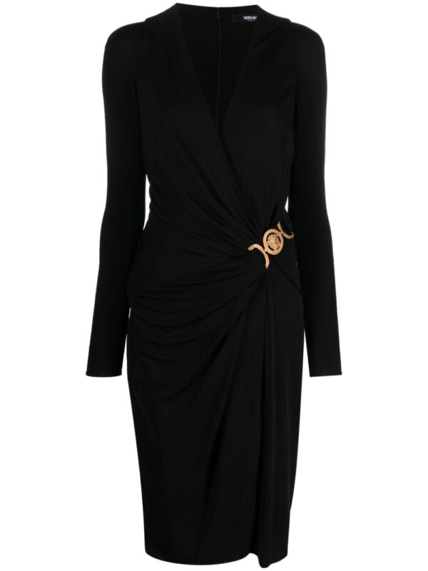 Versace Medusa '95 midi wrap dress