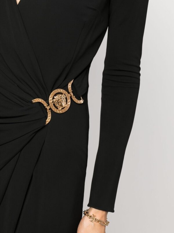 Versace Medusa '95 midi wrap dress - Image 5